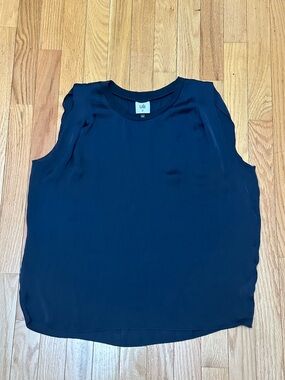 CAbi Navy Crewneck Sleeveless Top